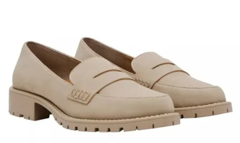 Dolce Vita Slip on Lug Loafer Dune 7.5 Crisp New with Box